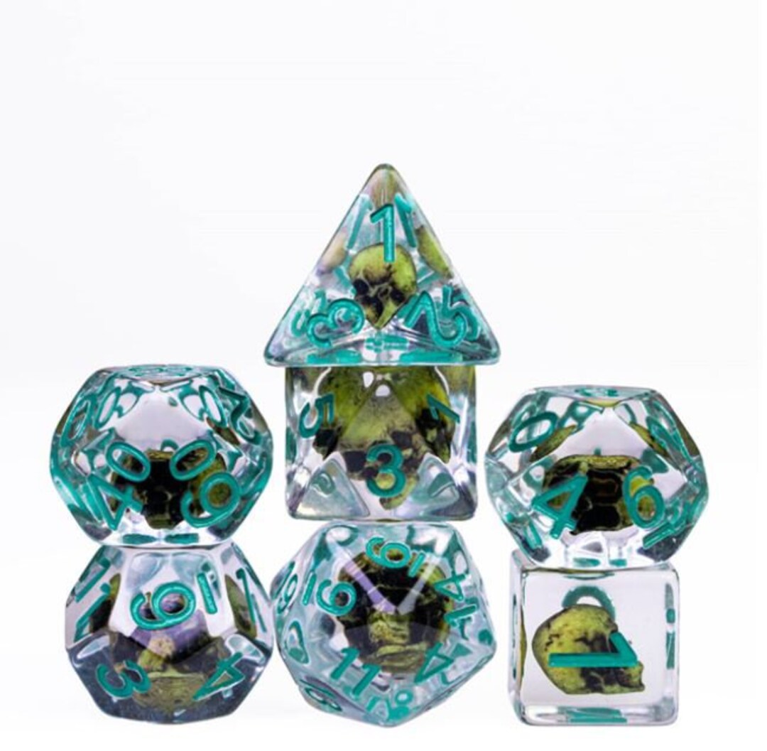 Ghost Ship Dnd Dice Set Dungeons and Dragons 7 Dice RPG Etsy