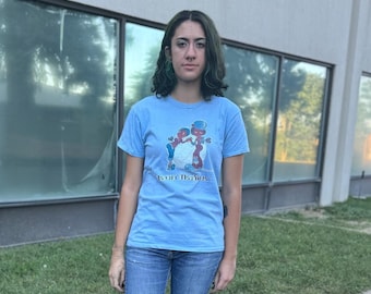 Vintage 1974 Dancin' Machines T-Shirt, Single Stitch, Paper Thin