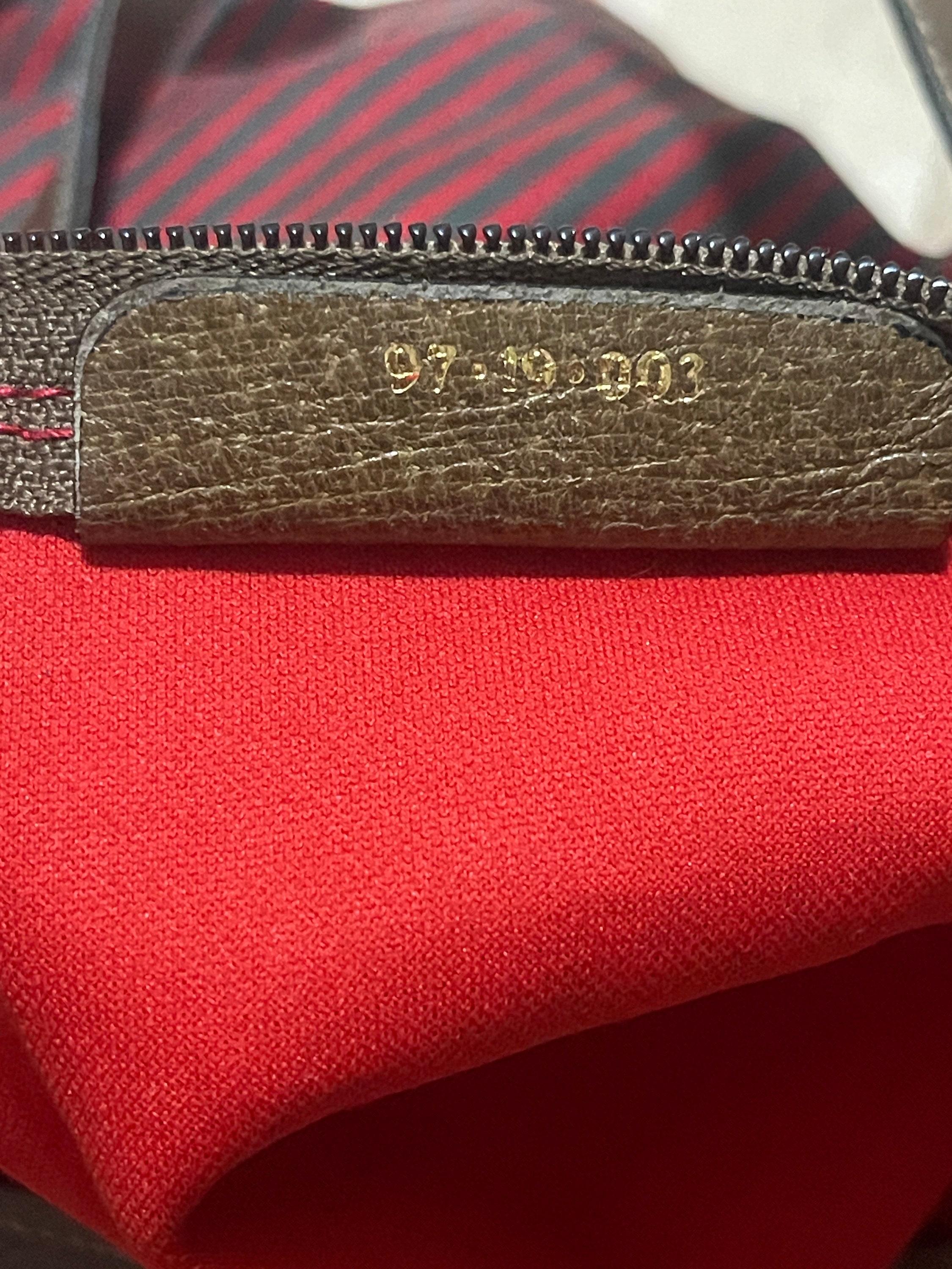 Vintage 1980s GUCCI Accessory Collection Tote Red Brown Vintage 1980s GUCCI Accessory Collection Tote Red Brown