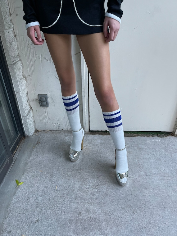 vintage knee high socks - Gem