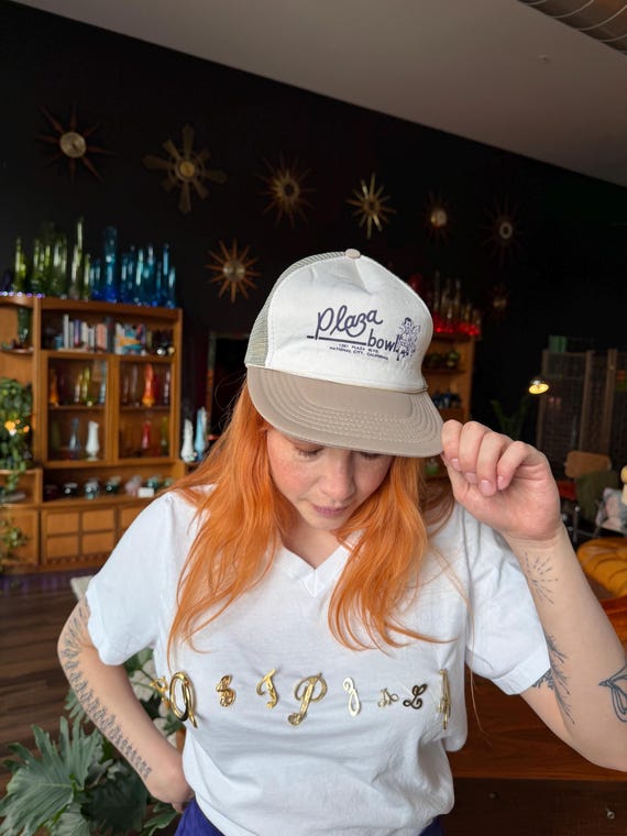 Vintage 1970s trucker snapback hat