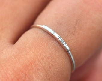 Custom Morse Code RING,Personalized Secret Message Ring,sterling silver initial ring,Secret love ring,name ring,stackable ring,gift idea