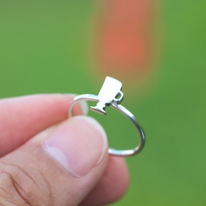 Drink me,Beer mug ring,925 sterling silver cup ring
