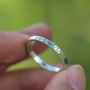 Sterling silver Wave Ring,WATER Wave Ring,Ocean Waves RING,Silver Wave Ring,Ocean Surf Ring,summer Beach Ring