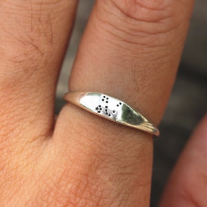 925 silver draco ring,draco Galaxy ring,dainty zodiac jewelry,draco Constellation jewelry