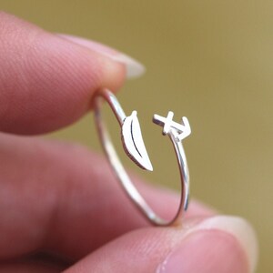 custom zodiac ring,925 silver custom ring,leaf ring,lucky jewelry