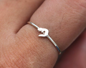 925 silver lizard ring
