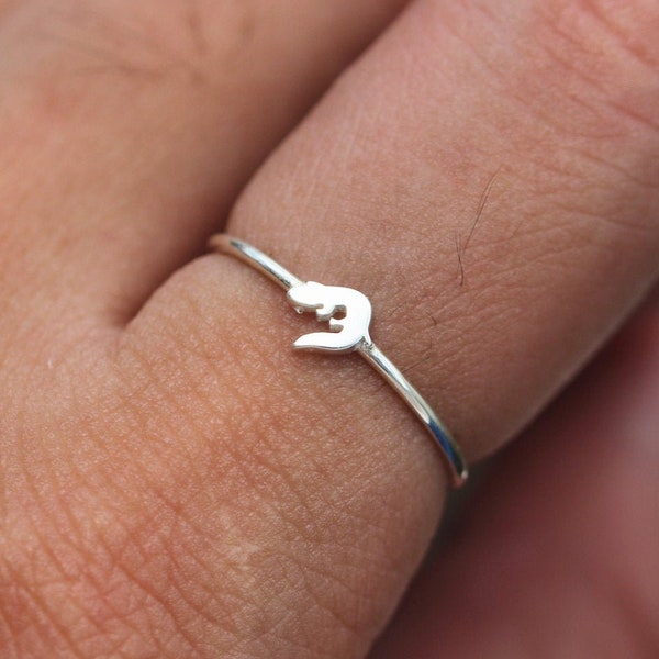 925 silver lizard ring