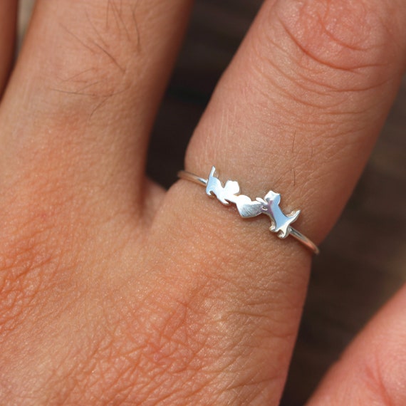 Cat ring shop etsy