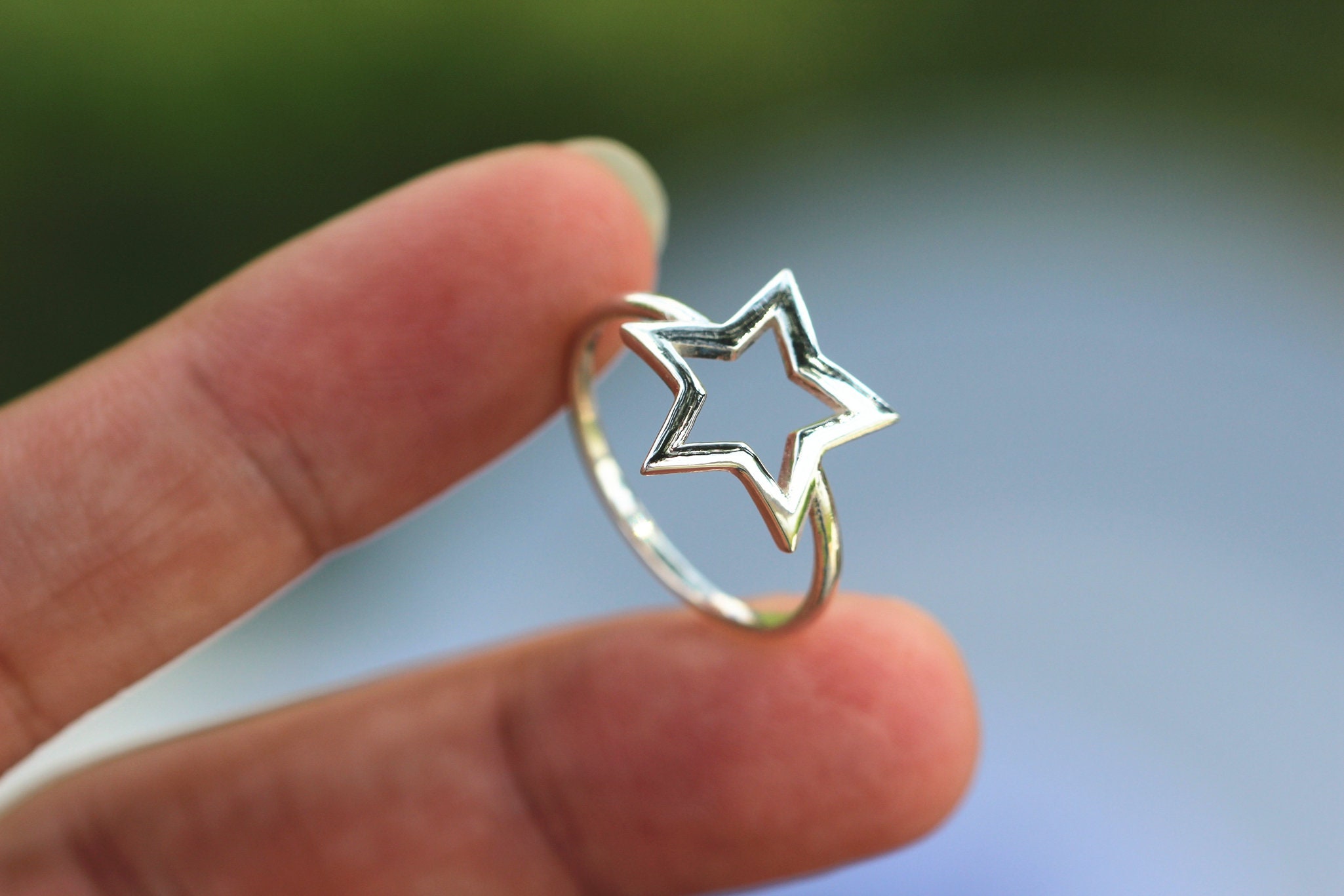Star Ring, Sterling Silver Ring, Star Jewelry, Dainty Ring Star Ring, Sterling Silver Ring, Star Jewelry, Dainty Ring