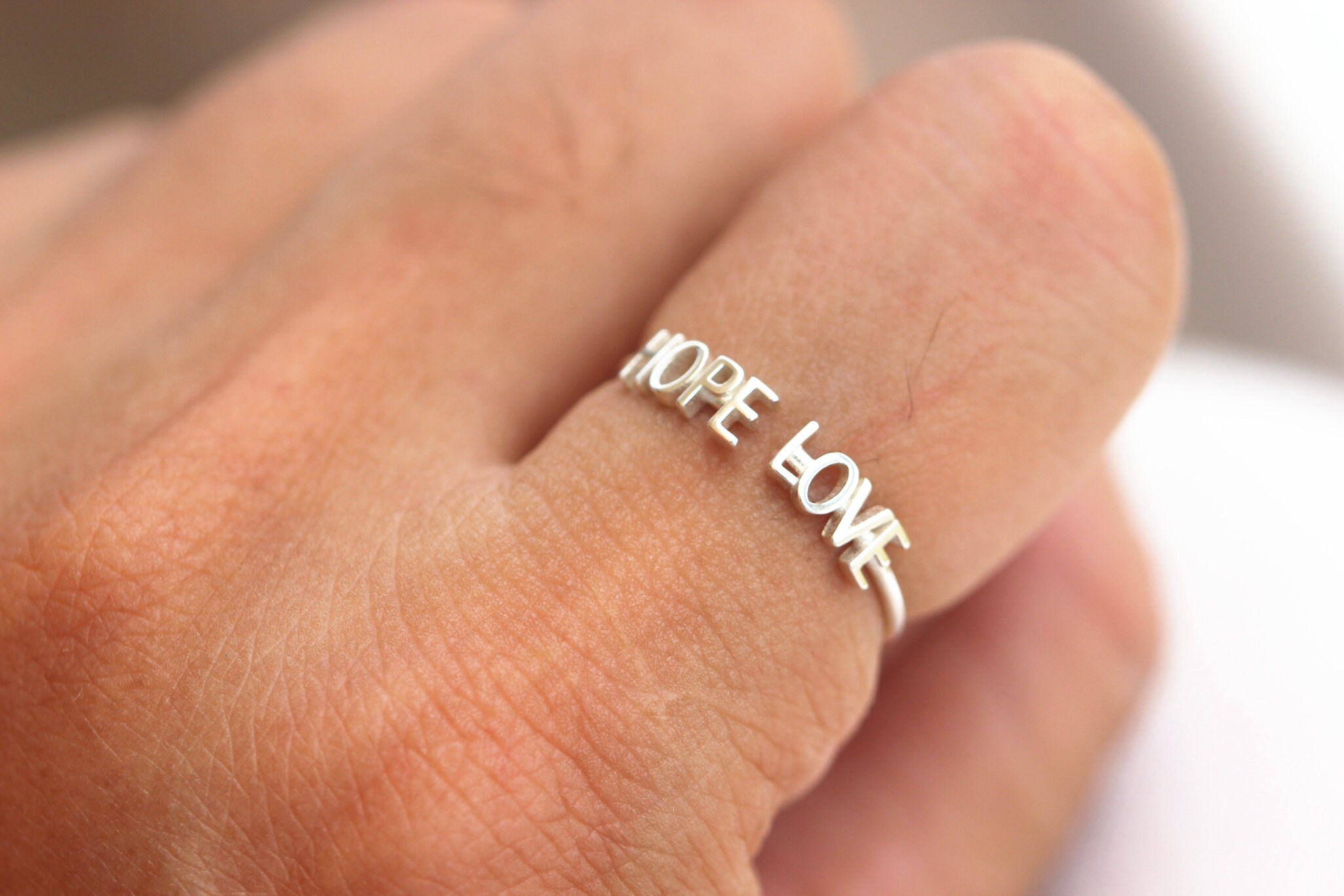 Anillos De Plata De Ley 925 Con Letra Inicial Para Mujer, Anillo Ajustable De Letra A-Z Con Circonita Cúbica, Anillo De Alfabeto Apilable, Dorado, Blanco