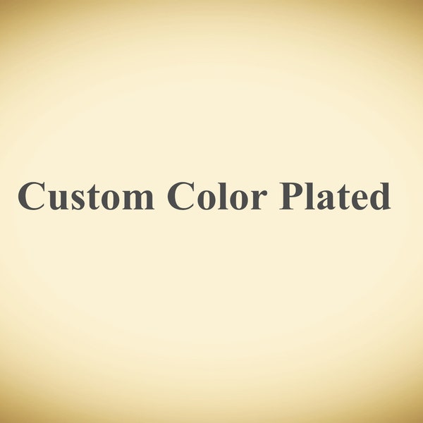 Custom gold plating--Just for store jewelry