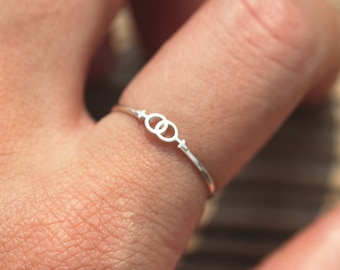 BHPG, 925er Silber Liebhaberring,sie und er Schmuck,Mars Venus Symbol Ring,Geschenk für sie, Minimalist Sterling Silber Ring