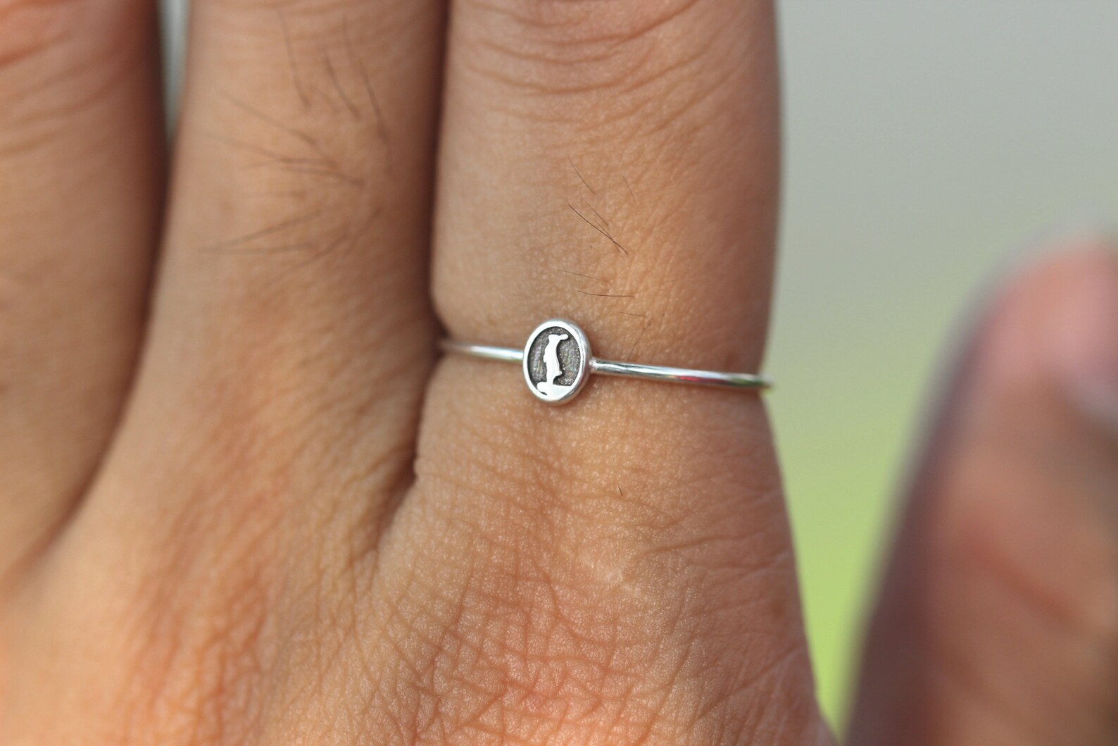 925 Silver Rabbit Ring,silver Animal Jewelry,dainty Silver Jewelry ...