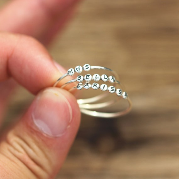 Details about Personalized Silver White Men Ring Custom Engraving Name Letter Initial Jewelry Details about Personalized Silver White Men Ring Custom Engraving Name Letter Initial Jewelry