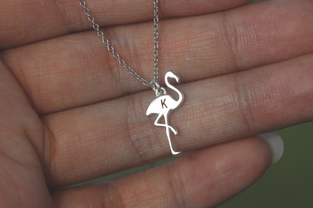 フラミンゴネックレス パープルクリスタル付き 925スターリングシルバー フラミンゴペンダント ジュエリー 誕生日 バレンタイン 母の日ギフト 女性 妻 ガールフ 並行輸入品 フラミンゴネックレス パープルクリスタル付き 925