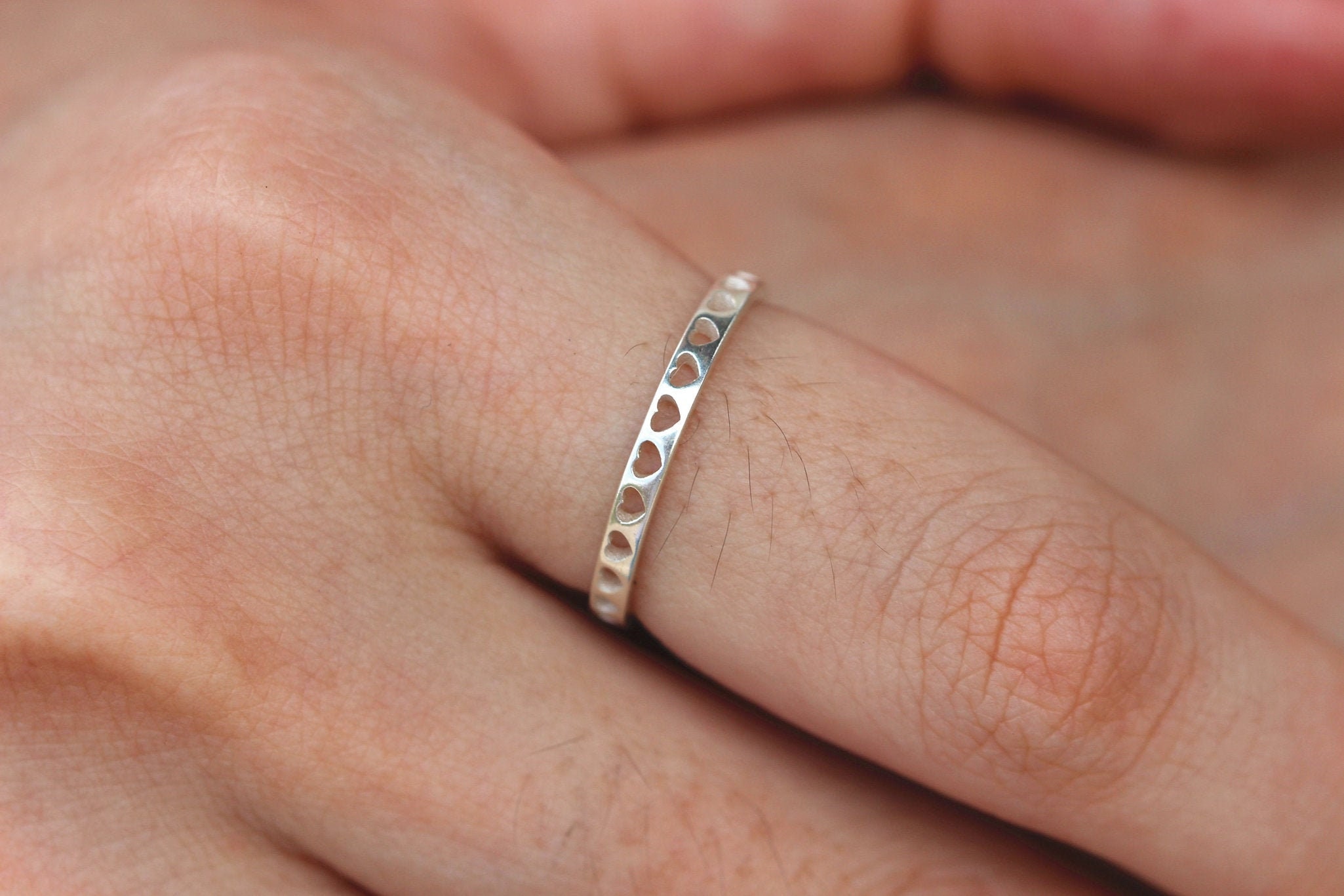 シルバーリング　Heartbreak Sterling Silver Ring Broken Heart Ring – Twojeys