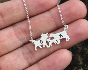 Cow Necklace - Etsy Australia