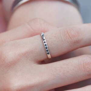 Sterling Silver Custom Minimal Star Ring - Etsy