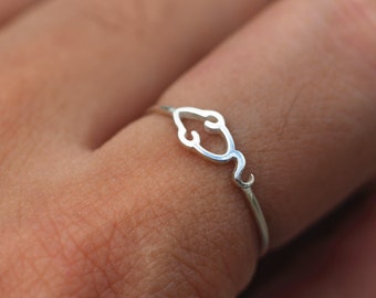 Sterling Silber Maus Ring: Tier Schmuck