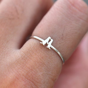 925 Sterling Silver kiss Otter Ring