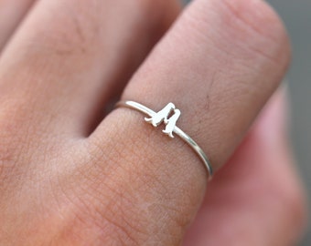 925 Sterling Silver kiss Otter Ring