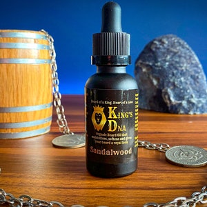 Kings DNA Organic Beard Oil with a hint of sandalwood