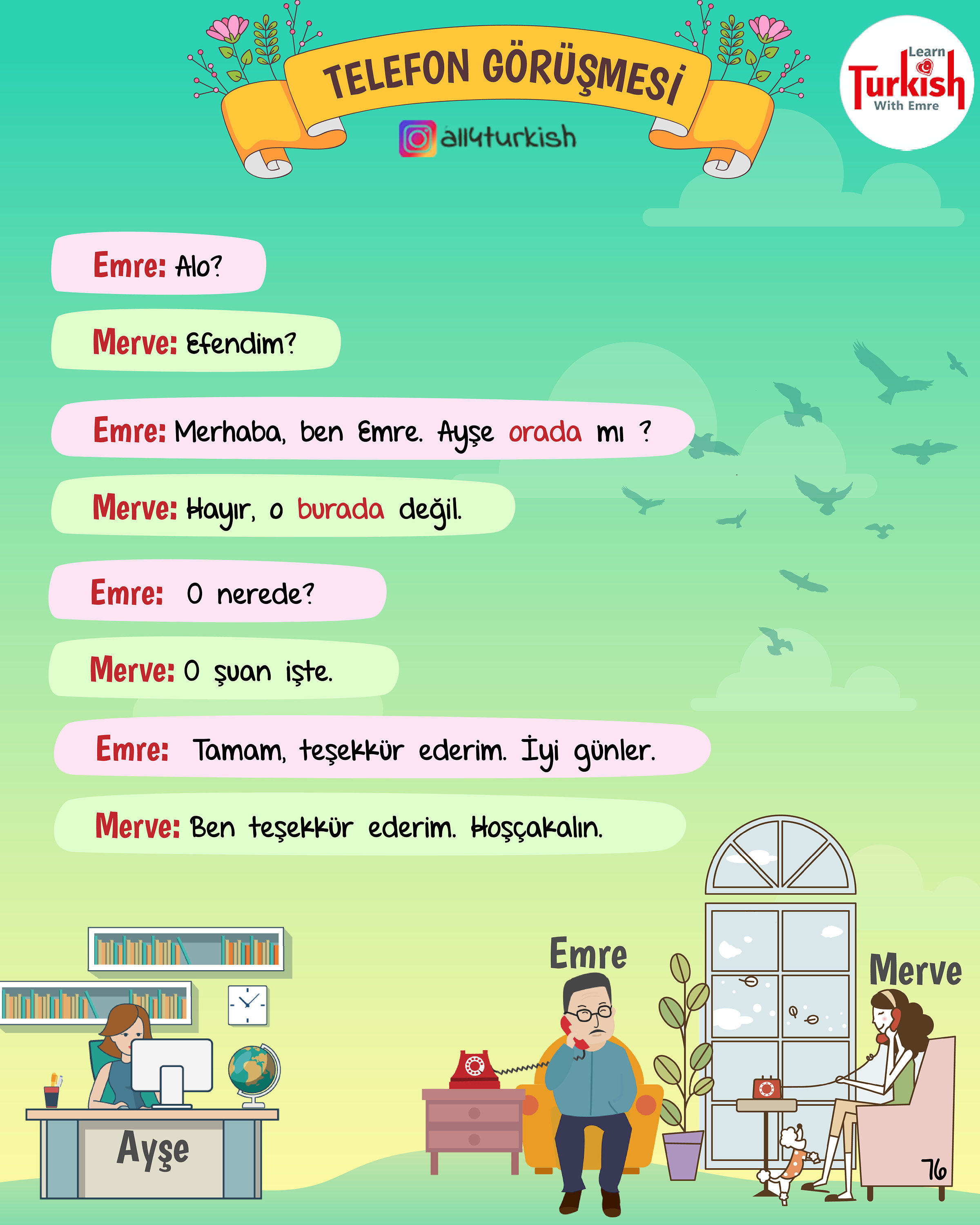Reading dialogue 2