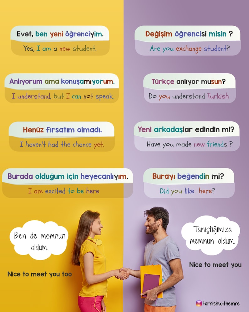 Learn Turkish A1 4 Book Series PDF Etsy