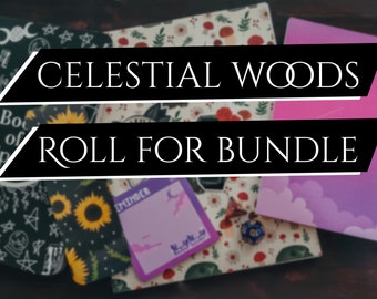 BUNDLE: Mystery Dice Roll Stationery Bundle | Mystery bundle | Tik Tok Video | Goth Stationery | Cute Stationery | Witchy Stationery