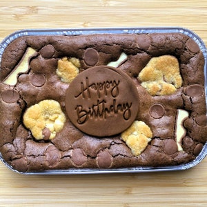 Birthday Kinder Cookie Brownie