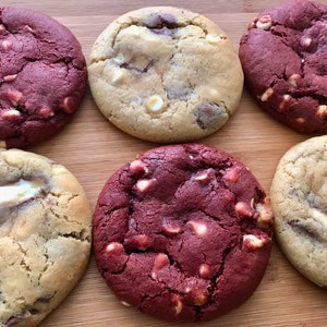 Letterbox Cookies NYC Mixed Kinder | Red Velvet | Lemon | Chocolate M&M