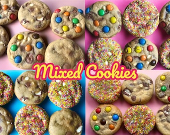 Letterbox Cookies NYC Mixed Box Kinder M&M Red Velvet Sprinkles