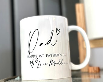 Personalised Dad Mug - Custom Message | Gifts For Father's Day, Dad Mug | Gift for daddy, Gift For Him, Custom Dad Mug