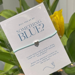 Etwas Blaues wünschen Armband | Geschenke für die Hochzeit | Brautjungfer Vorschlag Geschenk | Brautjungfer Danke Geschenke | Brautparty