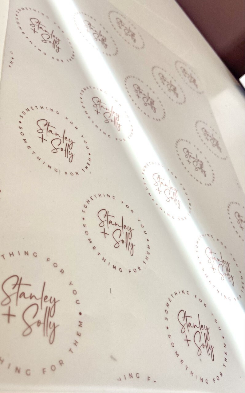 A3 Personalised Vellum Paper Branded Translucent Vellum Etsy UK
