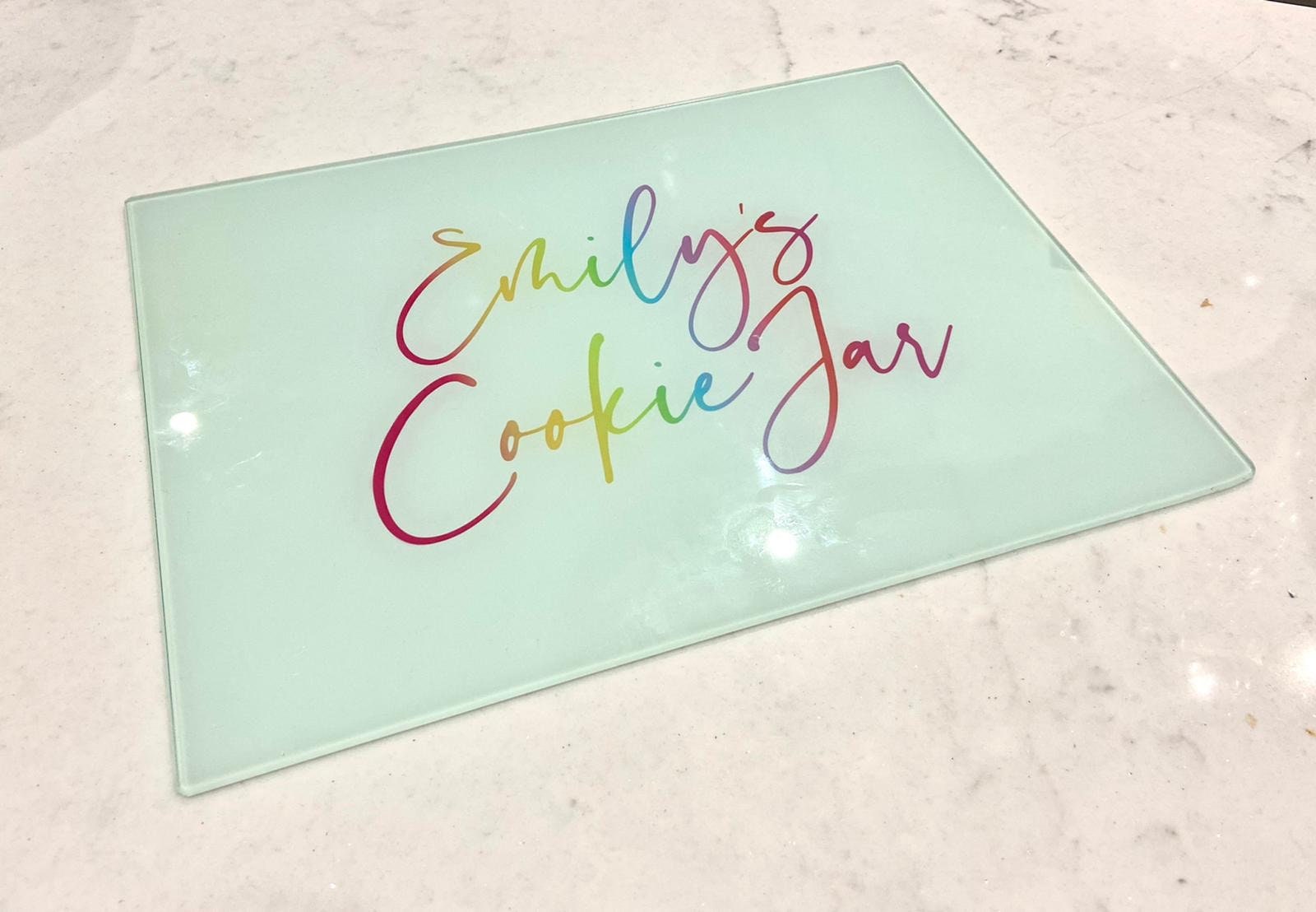 Custom Company Glass Chopping Board Personalise With Your Etsy UK