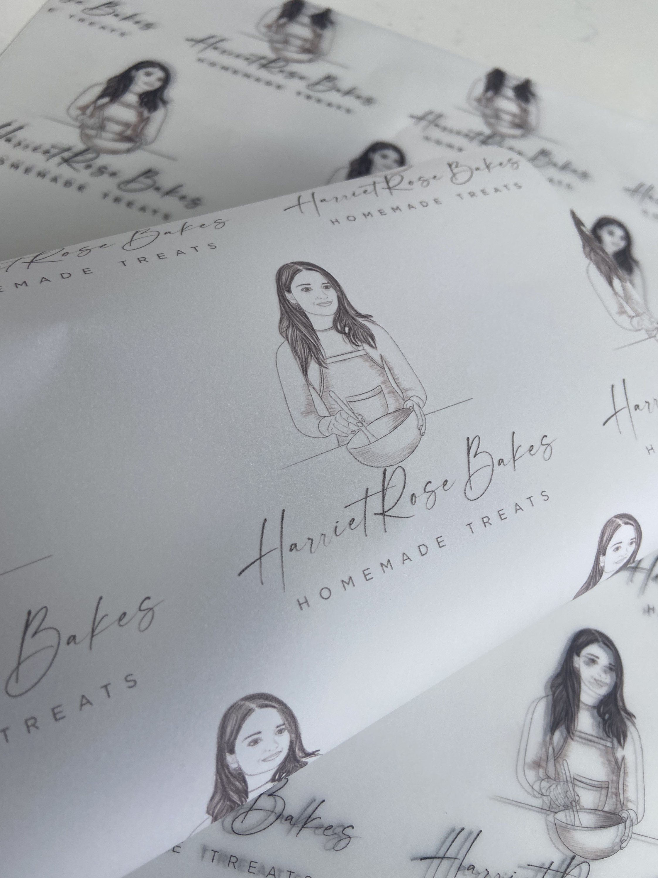 A3 Personalised Vellum Paper Branded Translucent Vellum Etsy UK