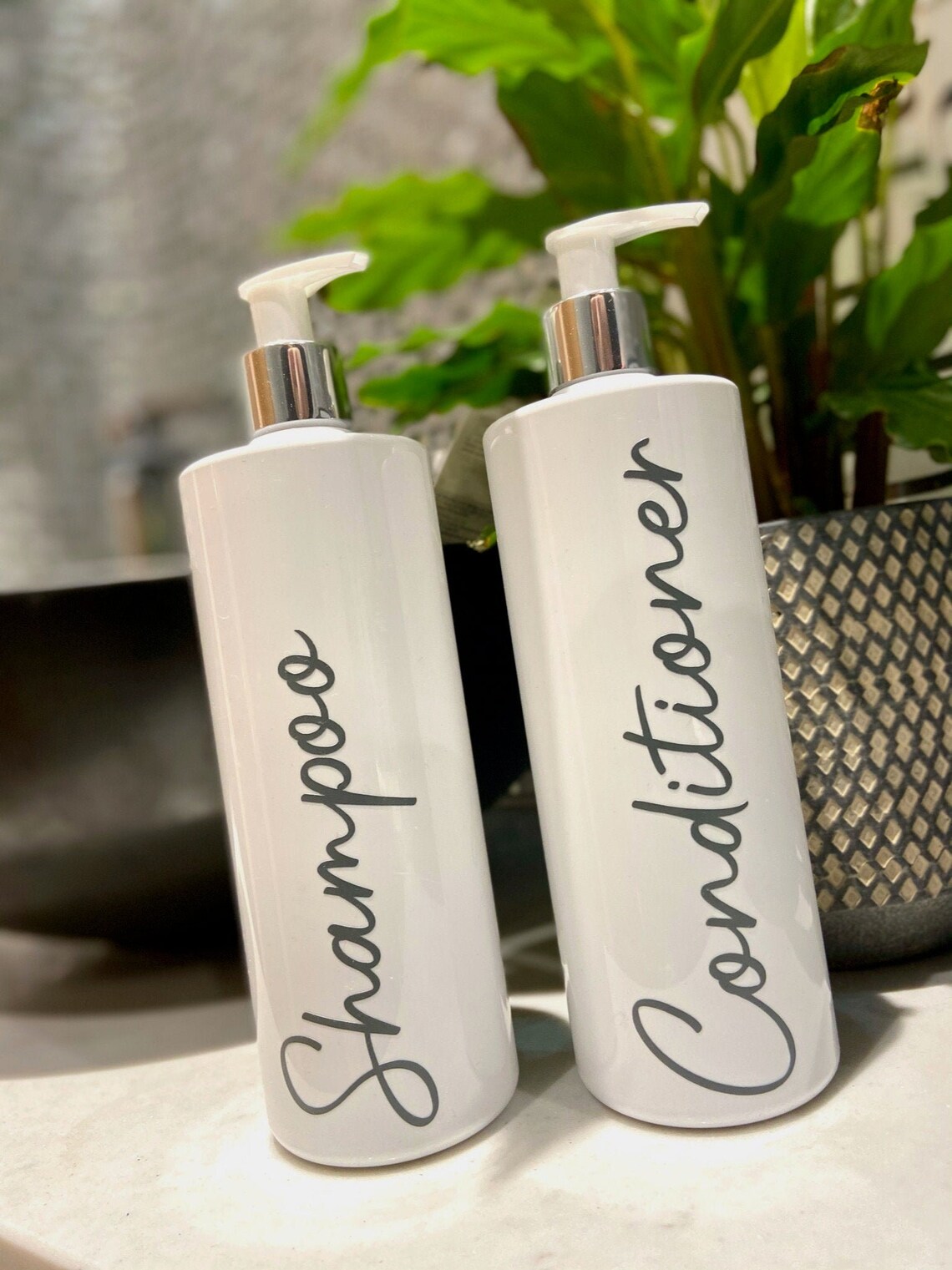 White Shampoo & Conditioner Bottles 500ML Lotion Bottles Etsy India