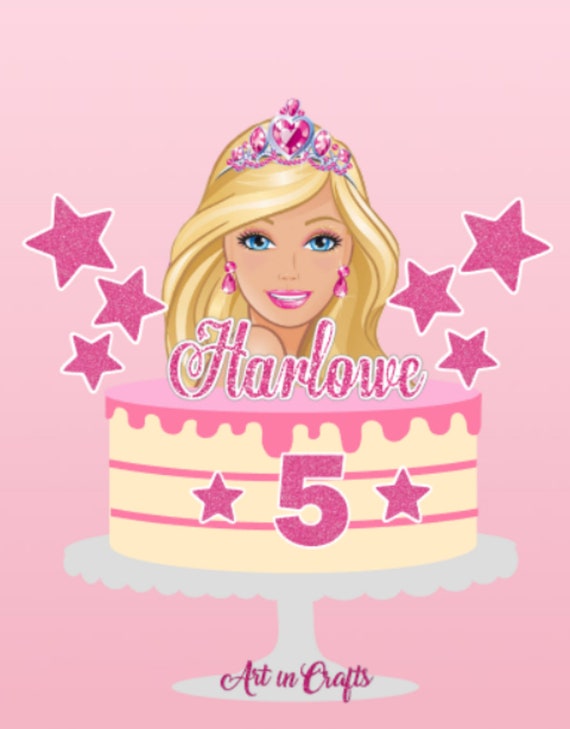 Finally a Barbie themed cake. . . @barbie Toppers: @cricutyummies  @chocolateyummies