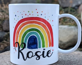 Plastic Mug for Kid | Personalized Mug Child Unbreakable Mug | Christmas Mug Gift