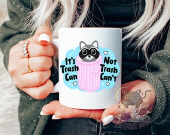 Busy Reading Trash | Bookish Coffee Mug | Raccoon Mug | Cute Smutty Mug