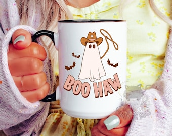 Taza de fantasma Boo Haw / Taza de fantasma de país espeluznante