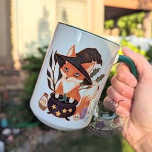 Witchy Fox Mug | Cute Witchy Cup | Spooky Mug | Fox Mug | Witchy Gift