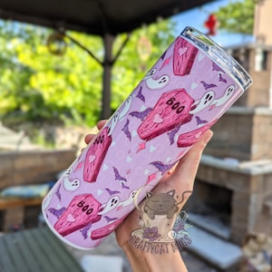 Spooky Love Ghosts Tumbler | Cute Ghost Tumbler | Halloween Tumbler
