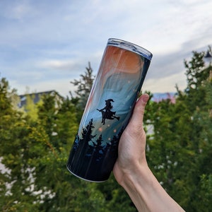 Northern Lights Tumbler | Witchy Tumbler | Witchy Cup | Halloween Tumbler