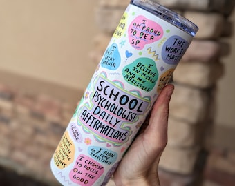 School Psychologist Gift | School Psychologist Tumbler | School Psychologist Appreciation