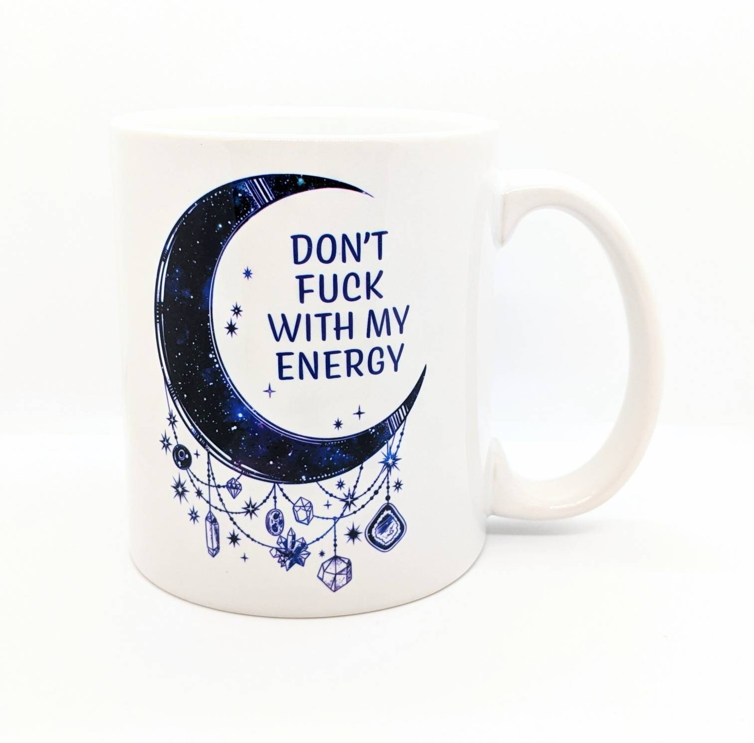 Witchy Gifts | Gift for Her | Travel Mug | Don't Fu*k with my Energy Moon Mug | Witch Mug | Personalized Gifts | Witchcraft