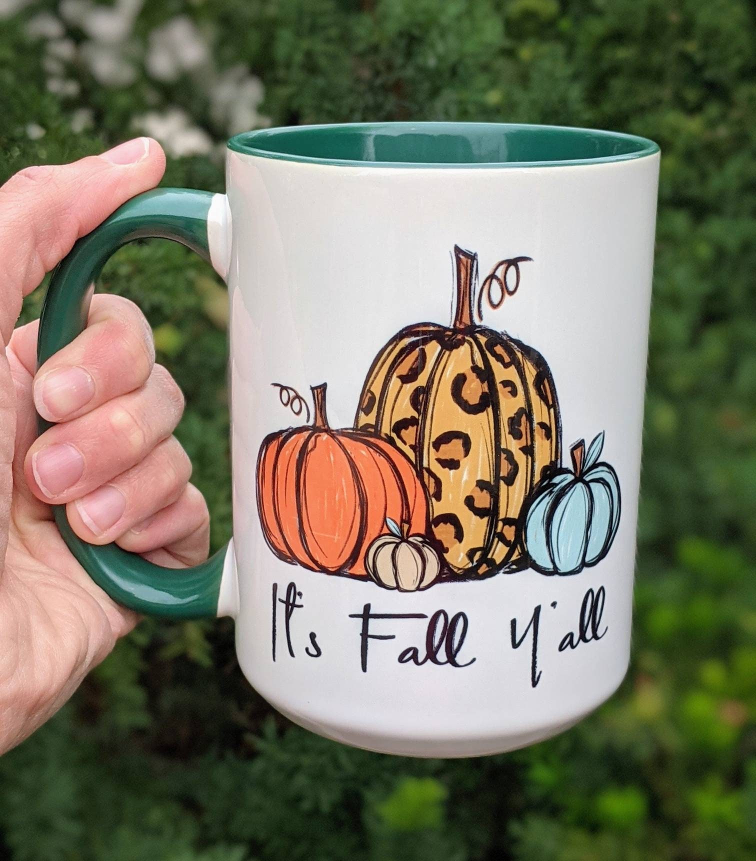 TINYMILLS Fall Harvest Pumpkin 14oz Travel Mug with Sleeve - Eco-Friendly Reusable Plant Fiber Travel Mug, Clear