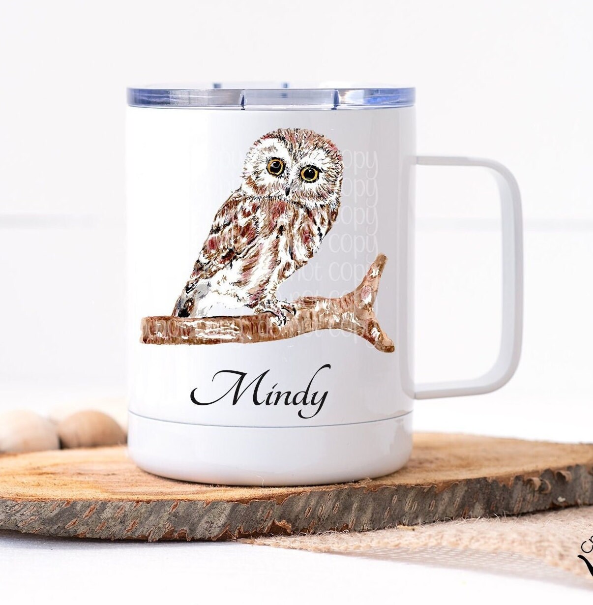 Travel Mug | Owl Mug | Owl Gift | Personalized Christmas Gift